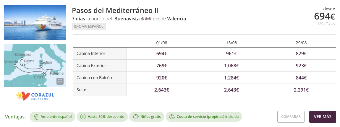 Oferta 🛳️ Crucero en familia en agosto ☀️