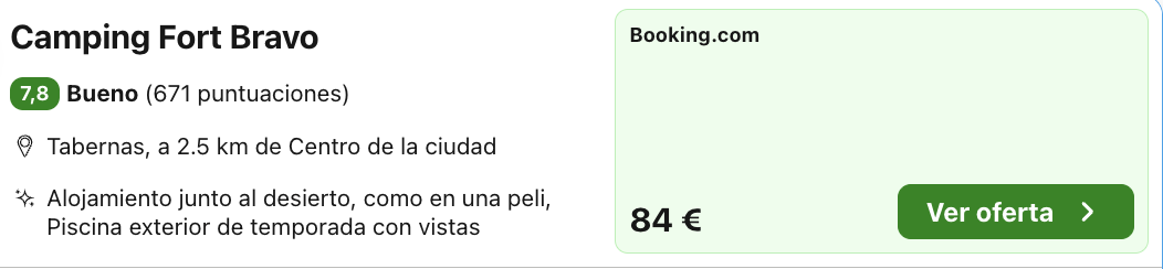 Oferta Un pueblo del lejano Oeste en pleno desierto de Almería 🏜️🤠