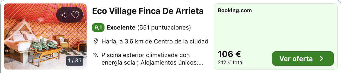 Oferta Refugio ecológico frente al Atlántico en Lanzarote 💚🌋