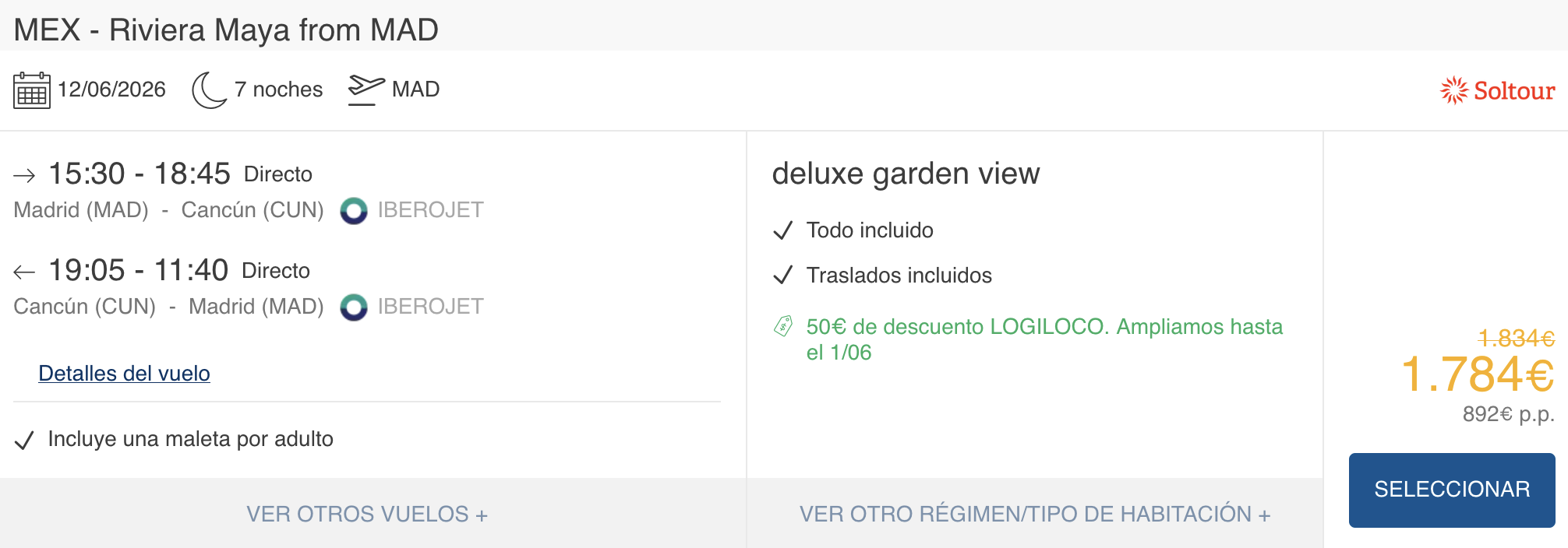 Oferta 🍹 Paquetes TODO INCLUIDO al CARIBE 🏝️
