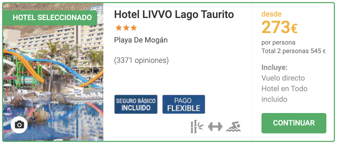 Oferta 🌅 Gran Canaria TODO INCLUIDO en verano