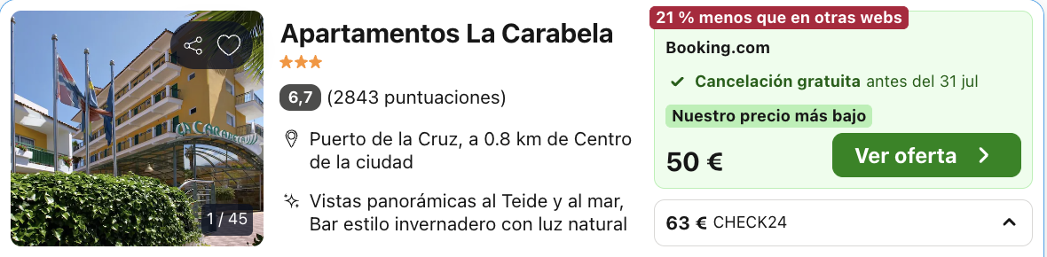Oferta ☀️ Hoteles en las Islas Canarias para agosto