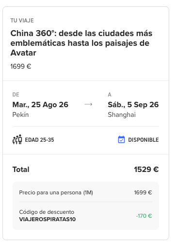 Oferta 🐼 ¡12 días por CHINA con WeRoad! 🇨🇳