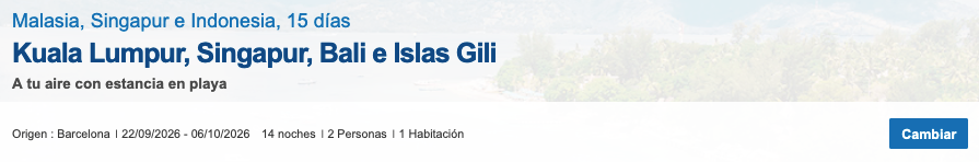 Oferta ðŸ—ºï¸ Viajes de larga distancia por menos de 1000â‚¬ ðŸ¤‘