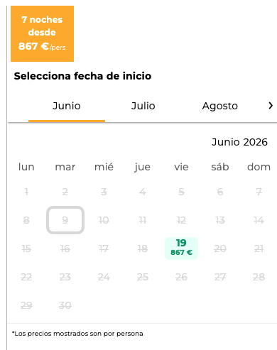 Oferta 💚 Viaje a CABO VERDE con desayunos