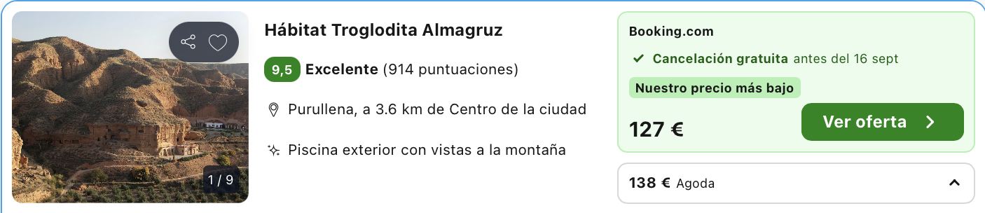 Oferta Casas cueva con piscina y paisaje de otro planeta 🏜️🪐