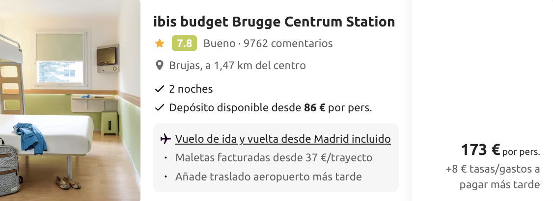 Oferta 🌟 Mercados de Navidad en Brujas