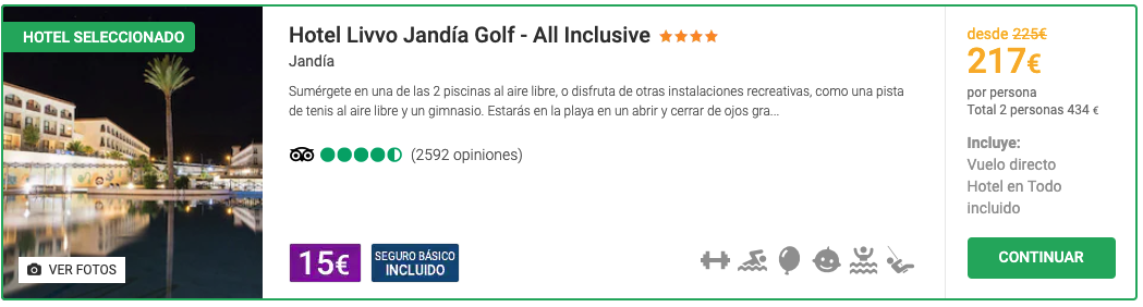 Oferta 🇮🇨 Viajes con TODO INCLUIDO a las Islas Canarias