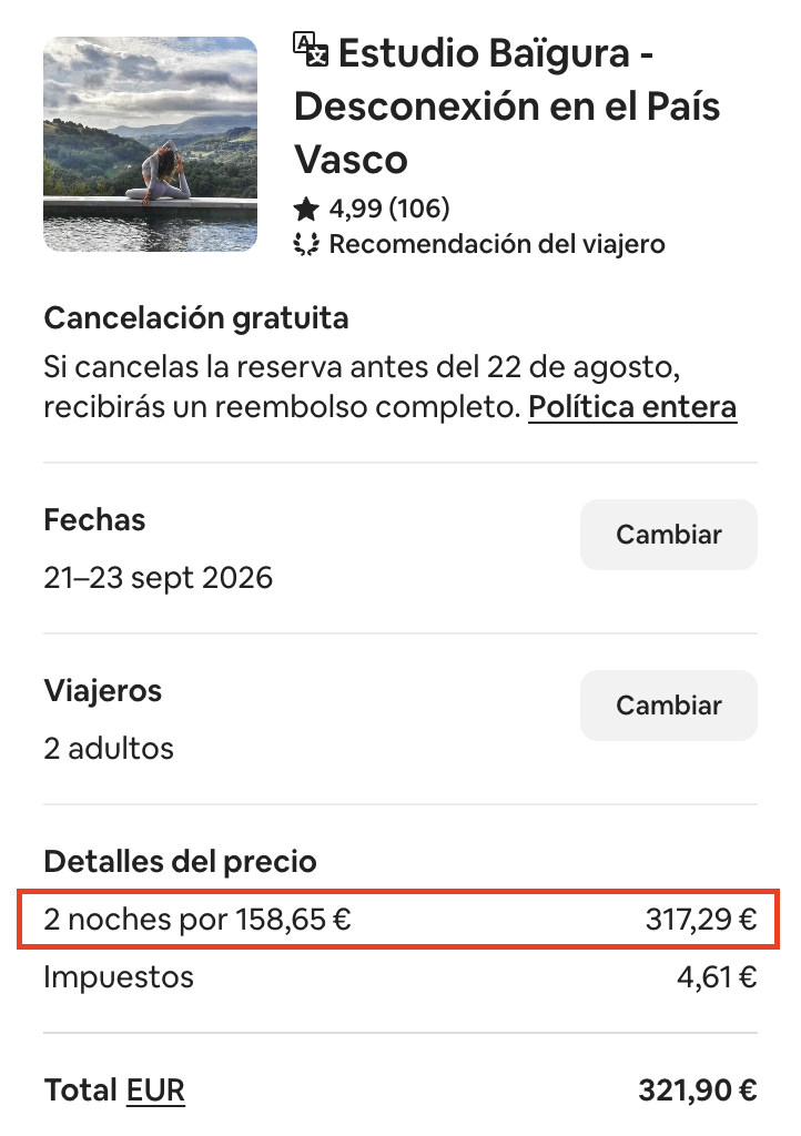 Oferta Esta vista 😍 justo en el corazón del País Vasco 💚