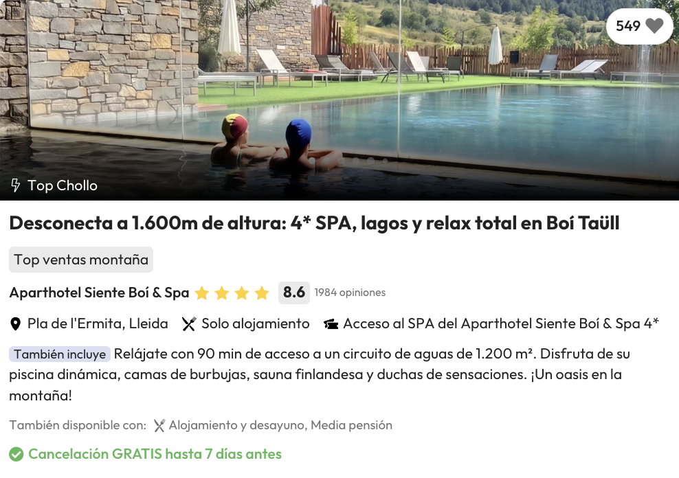 Oferta Relax 4* con SPA en el corazón del Pirineo Catalán 💚