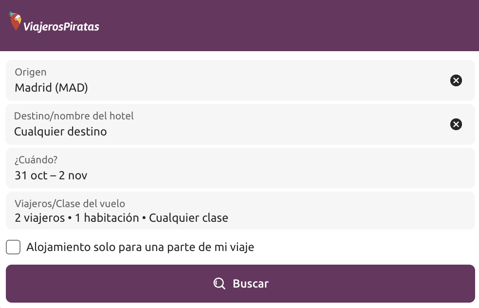 Oferta Viajes para el Puente de Noviembre 🎃