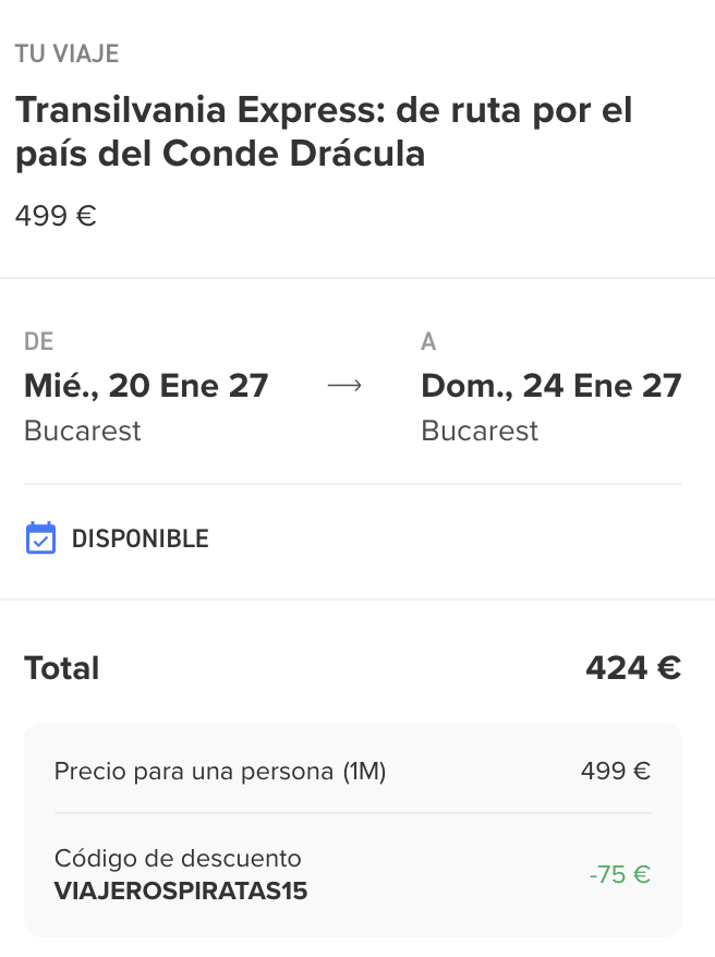 Oferta 🇷🇴 ¡Ruta de 5 días por Transilvania con WeRoad! 🚘