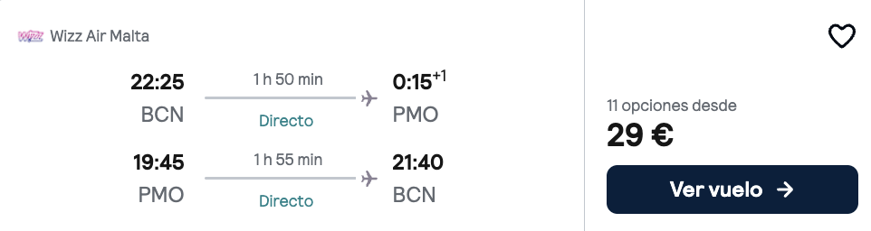 Oferta Vuelos a Sicilia 🍝