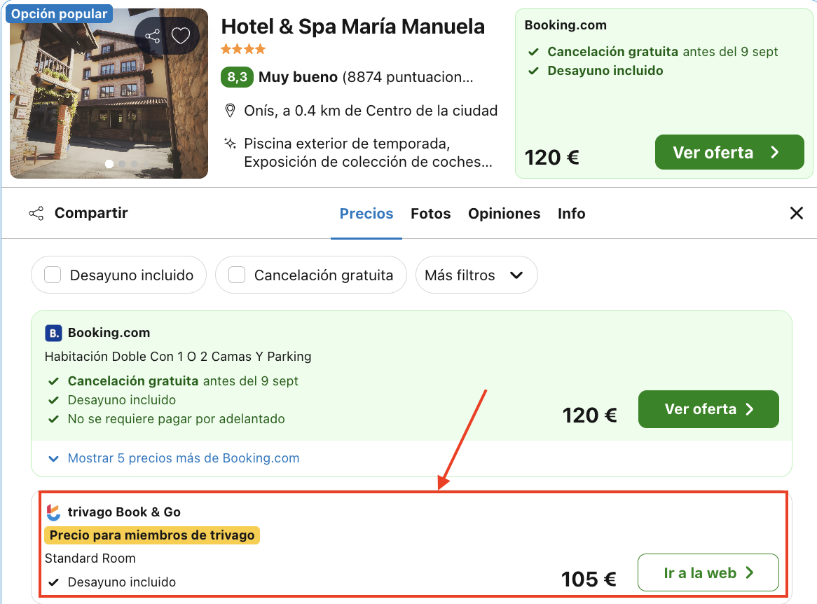 Oferta 🧖‍♀️ Hotel 4* con SPA CUEVA en Asturias