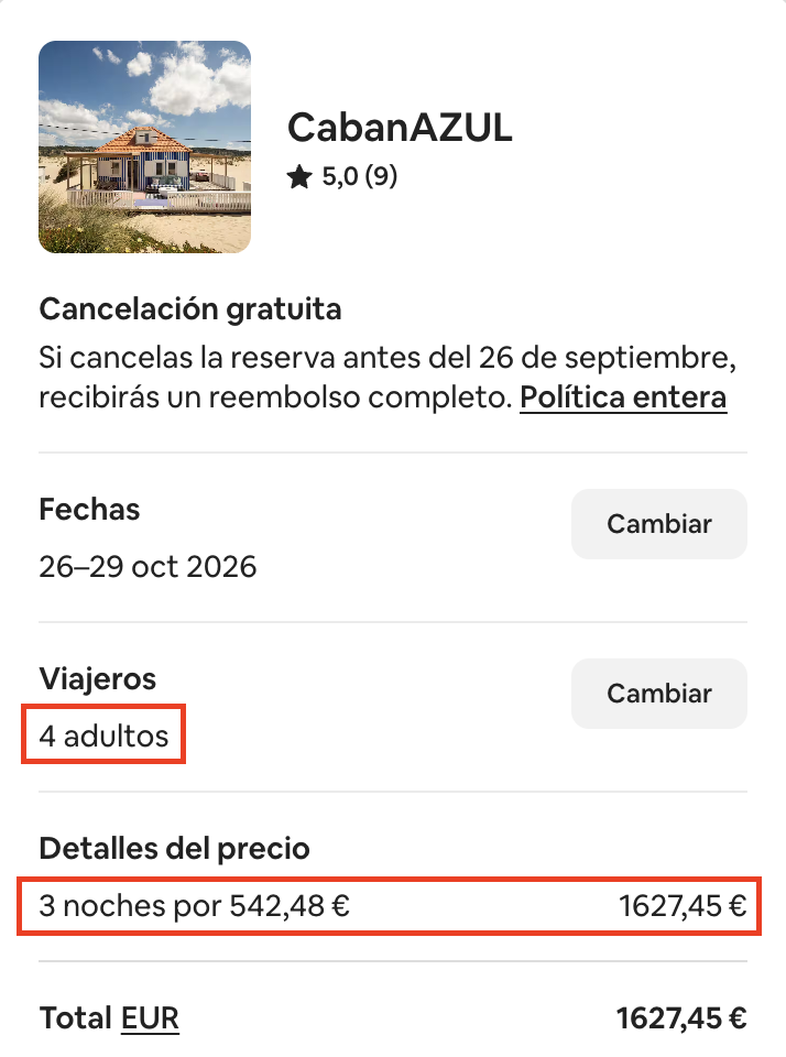 Oferta Una cabaña de lujo sobre la arena portuguesa 💙
