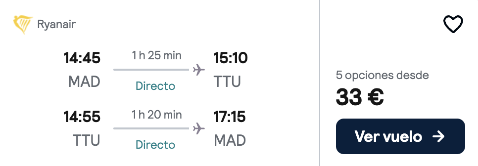 Oferta Vuelos desde Madrid que puedes reservar hoy ✔️