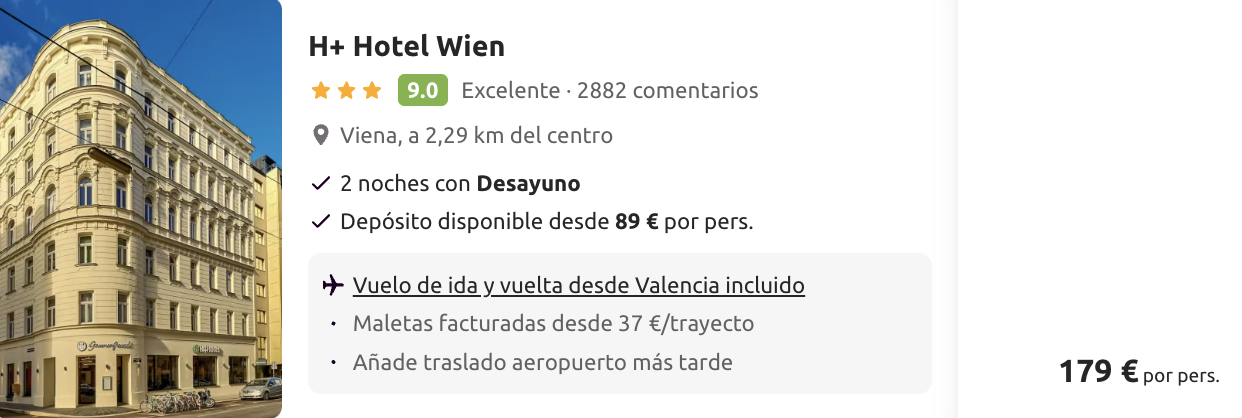 Oferta Escapada a Viena en los Mercados de Navidad ❤️