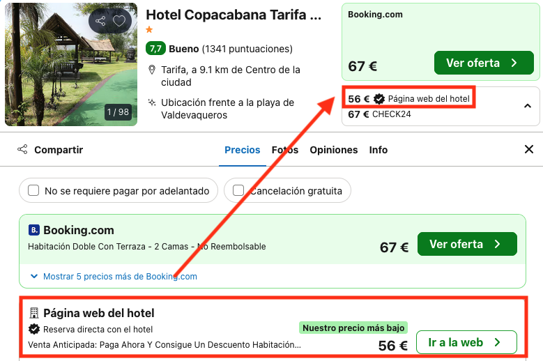 Oferta 🏄🏻🌅 Hotel low cost frente al mar en Tarifa