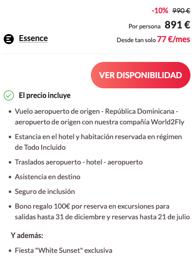 Oferta 🍹 Viajazo con TODO INCLUIDO a Punta Cana ☀️