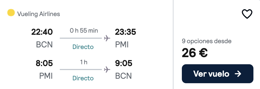 Oferta Vuelos desde Barcelona que puedes reservar hoy ✔️