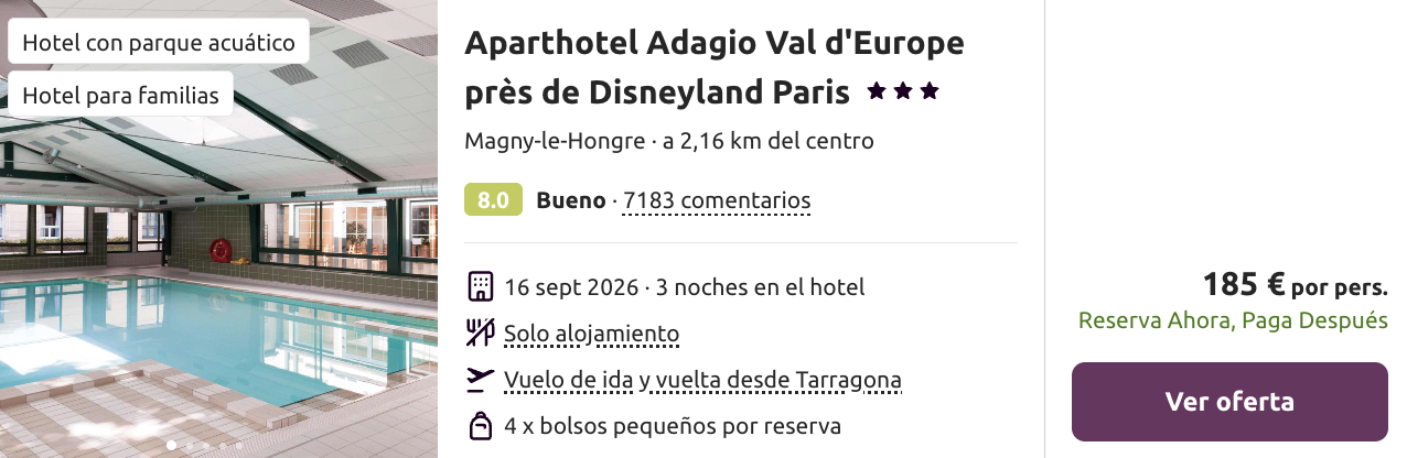 Oferta Disneyland París en familia o grupo ✨