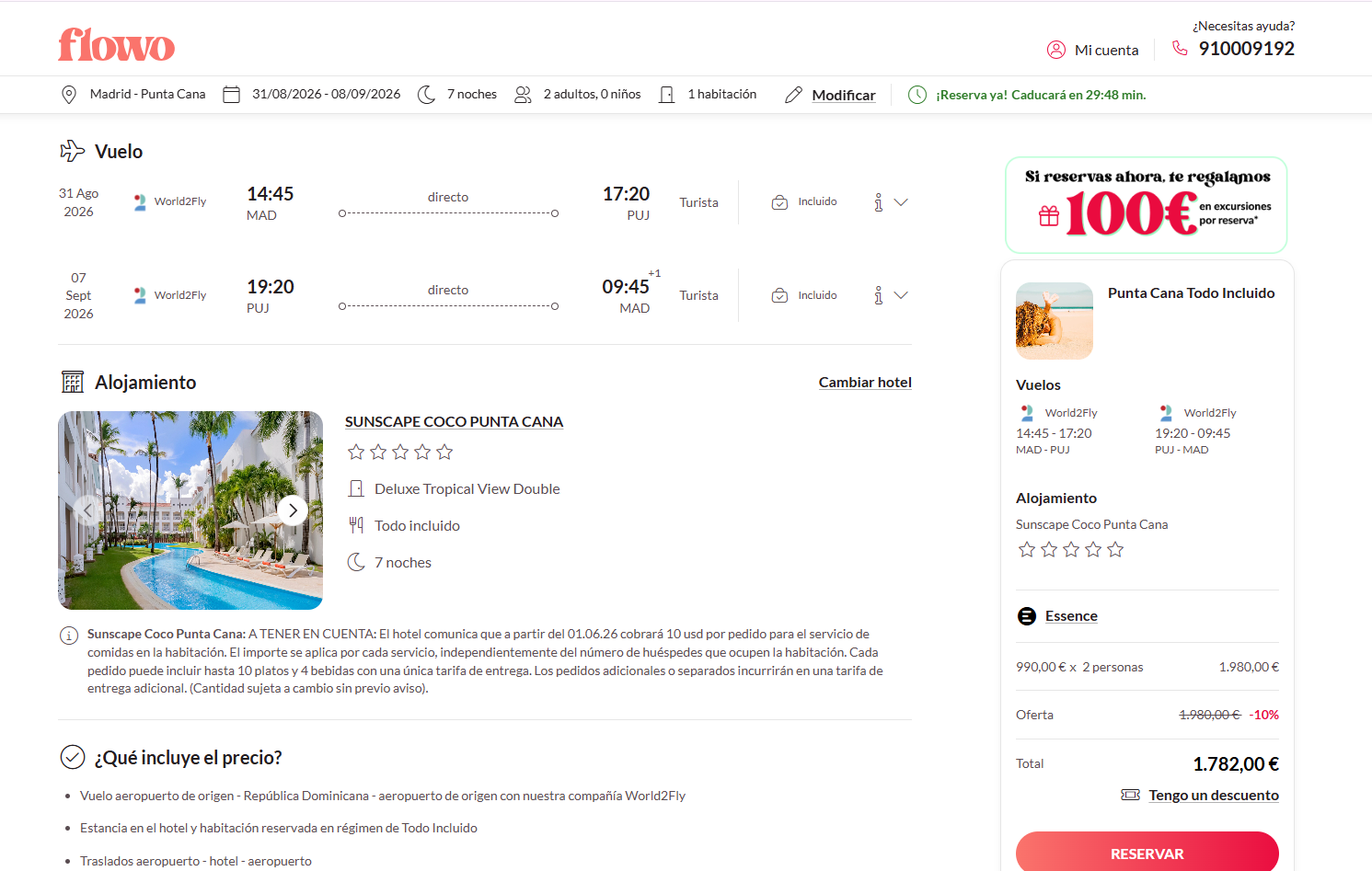 Oferta 🏝️ Vacaciones de lujo ALL INCLUSIVE en Punta Cana