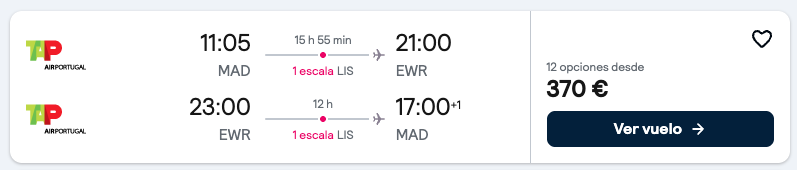Oferta Vuelos a Nueva York
