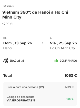 Oferta 🇻🇳 Ruta por VIETNAM con WeRoad ¡13 días!