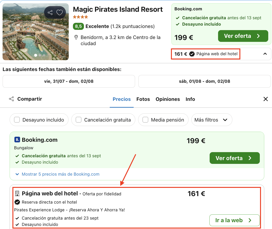 Oferta ¡Sube a bordo de este hotel pirata con toboganes! 🏴☠️⚓️