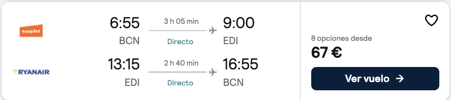 Oferta Escapada a Edimburgo en Mercados de Navidad 🎄🏴
