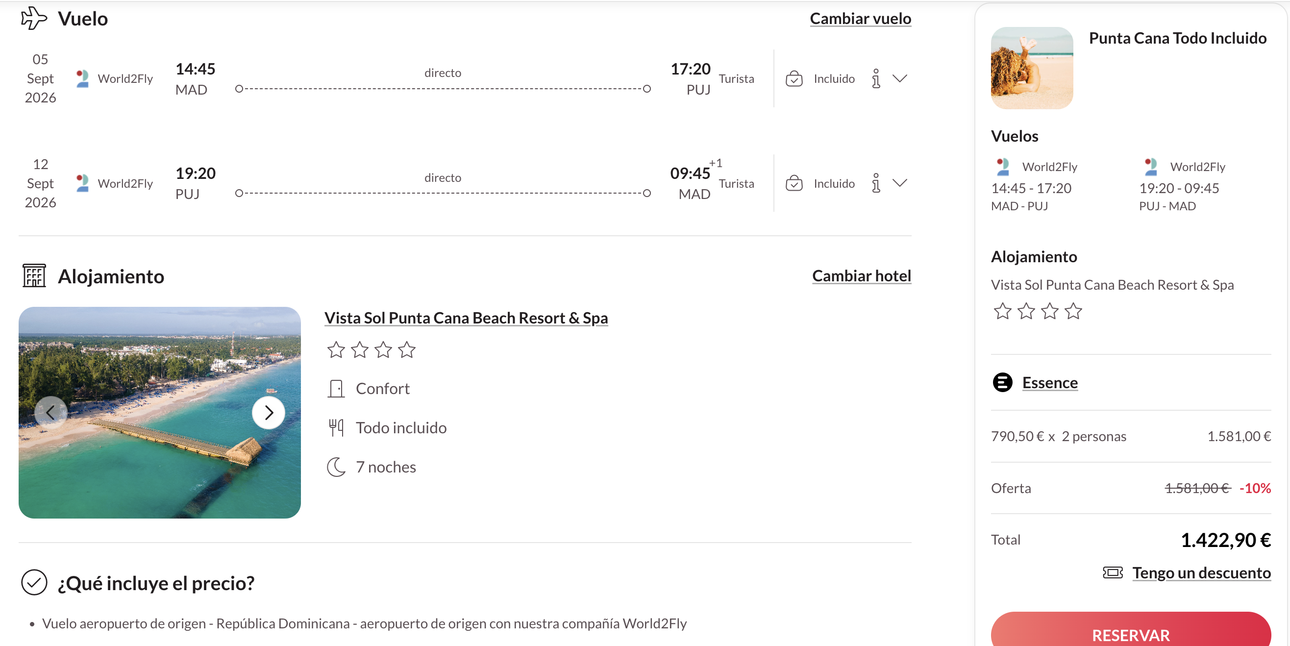 Oferta 💙 PUNTA CANA con todo incluido